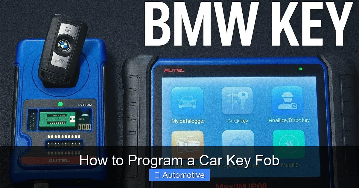 How to Program a Car Key Fob