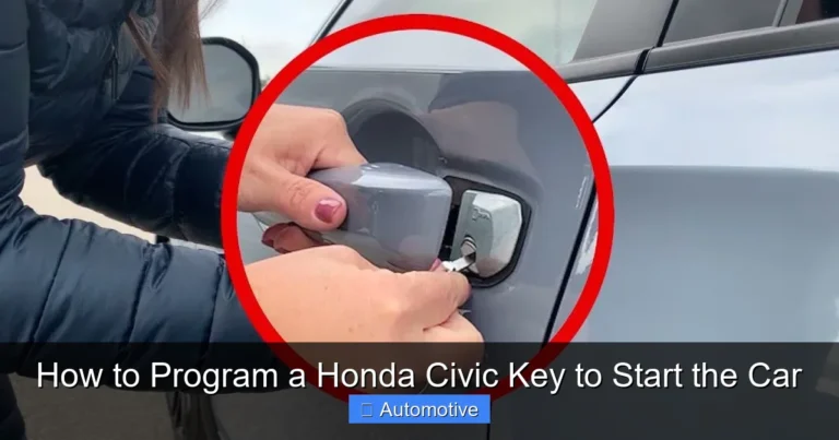 How to Program a Honda Civic Key to Start the Car