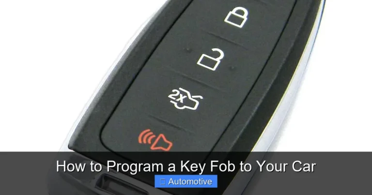 How to Program a Key Fob to Your Car