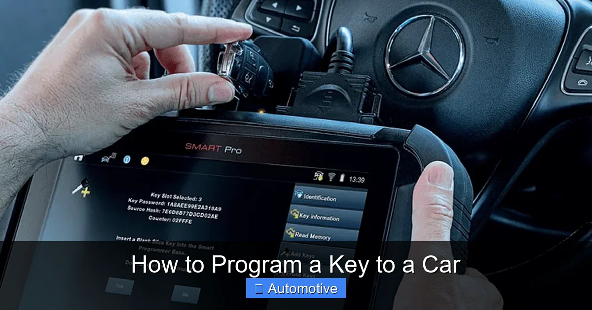 How to Program a Key to a Car