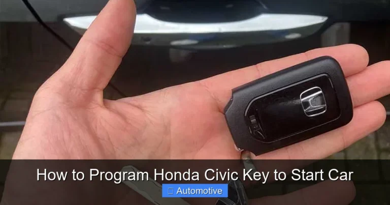 How to Program Honda Civic Key to Start Car
