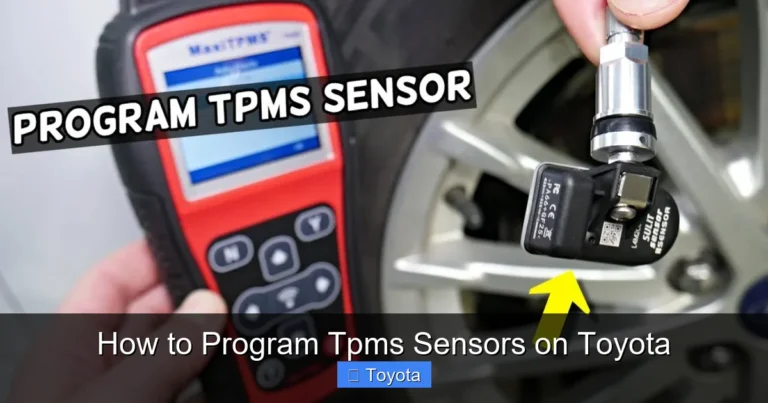 How to Program Tpms Sensors on Toyota