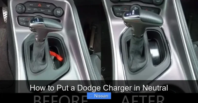 How to Put a Dodge Charger in Neutral