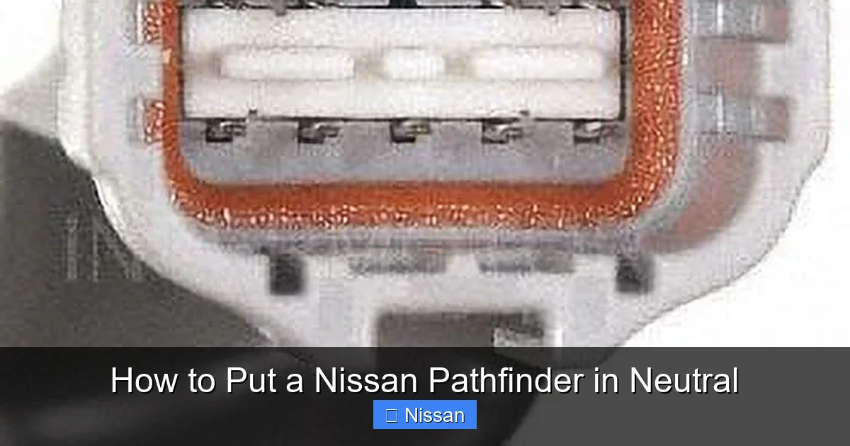 How to Put a Nissan Pathfinder in Neutral