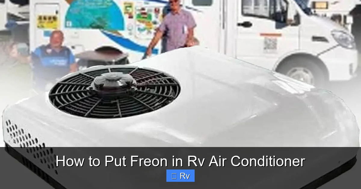How to Put Freon in Rv Air Conditioner