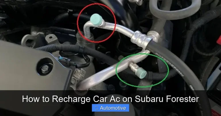 How to Recharge Car Ac on Subaru Forester