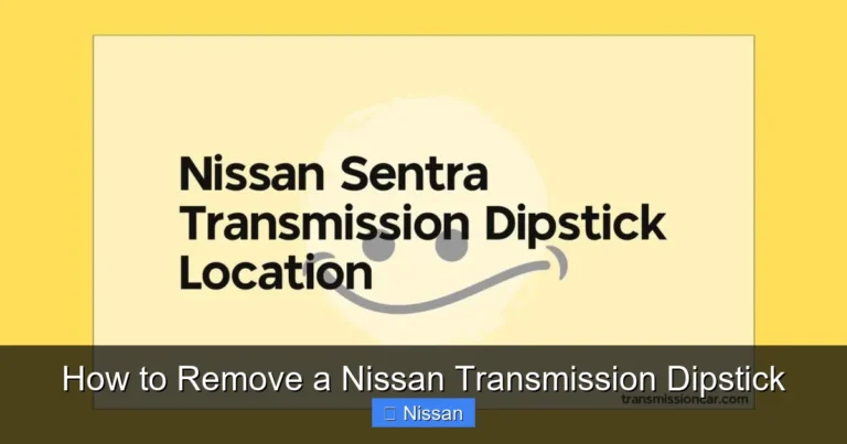 How to Remove a Nissan Transmission Dipstick