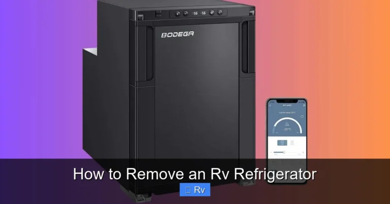 How to Remove an Rv Refrigerator