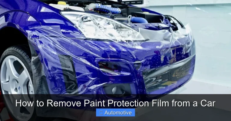 How to Remove Paint Protection Film from a Car