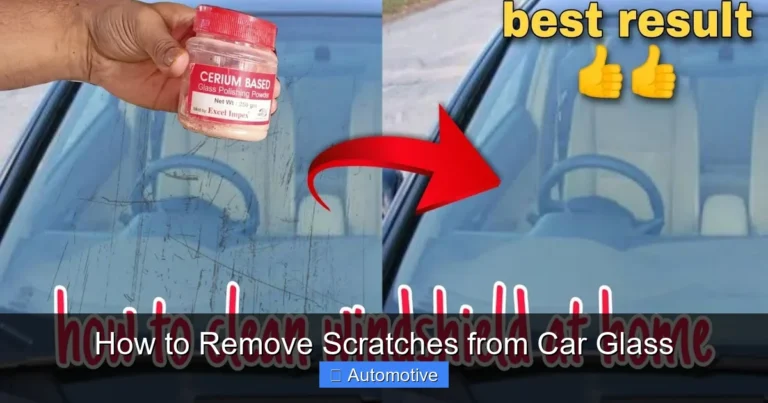 How to Remove Scratches from Car Glass