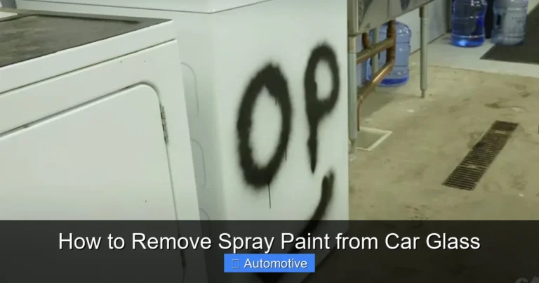 How to Remove Spray Paint from Car Glass