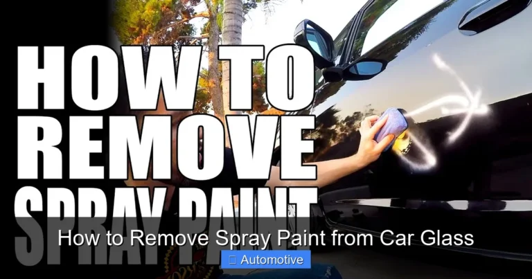How to Remove Spray Paint from Car Glass