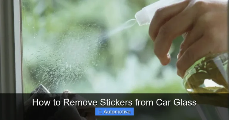 How to Remove Stickers from Car Glass