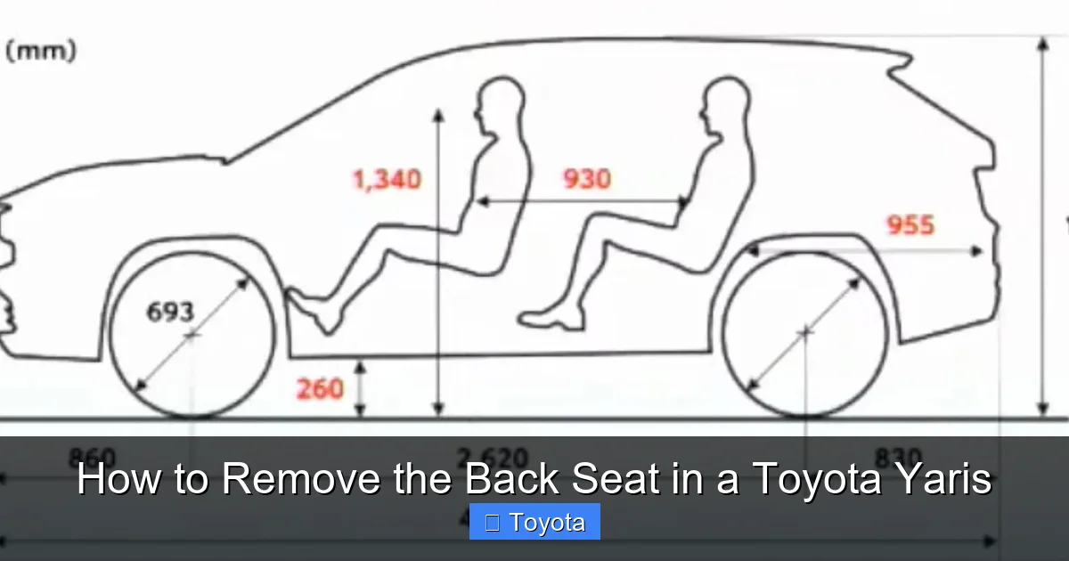 How to Remove the Back Seat in a Toyota Yaris
