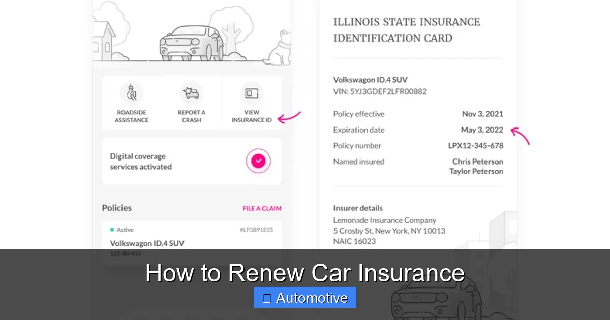How to Renew Car Insurance