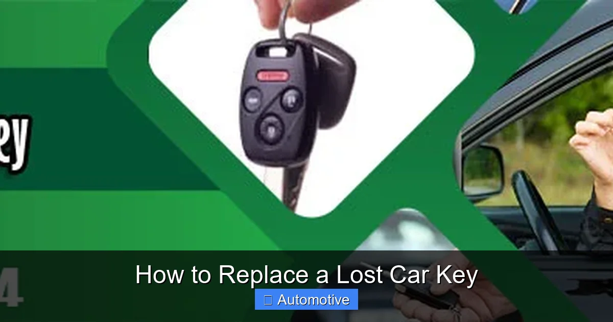 How to Replace a Lost Car Key