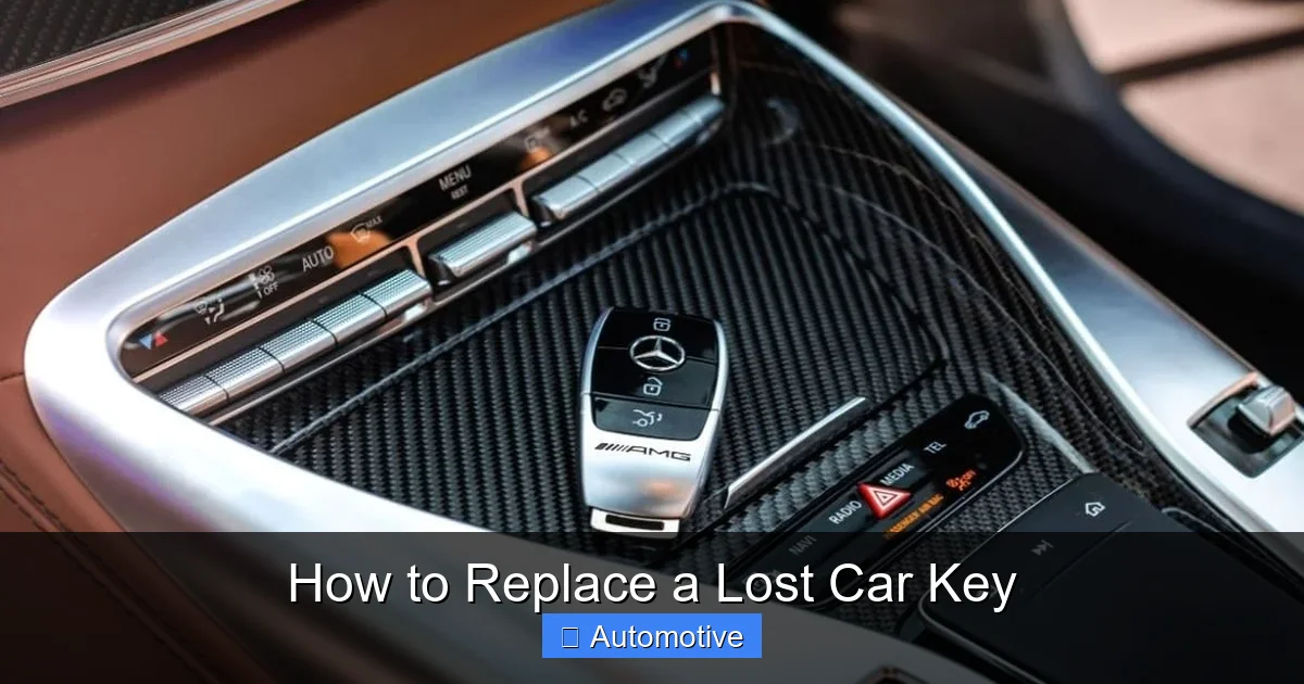 How to Replace a Lost Car Key