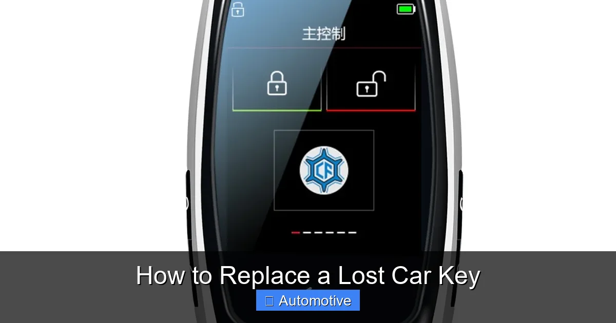 How to Replace a Lost Car Key