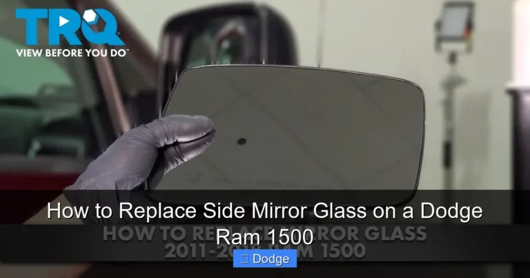 How to Replace Side Mirror Glass on a Dodge Ram 1500