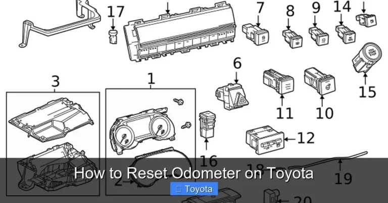 How to Reset Odometer on Toyota