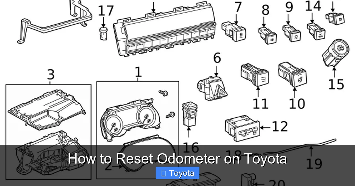 How to Reset Odometer on Toyota