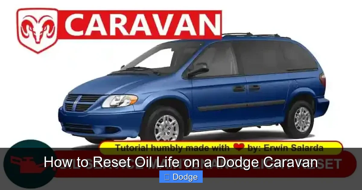 How to Reset Oil Life on a Dodge Caravan
