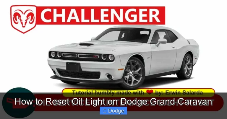 How to Reset Oil Light on Dodge Grand Caravan