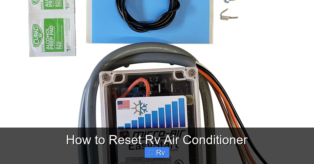 How to Reset Rv Air Conditioner