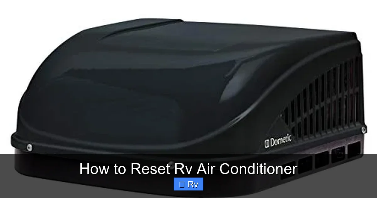 How to Reset Rv Air Conditioner