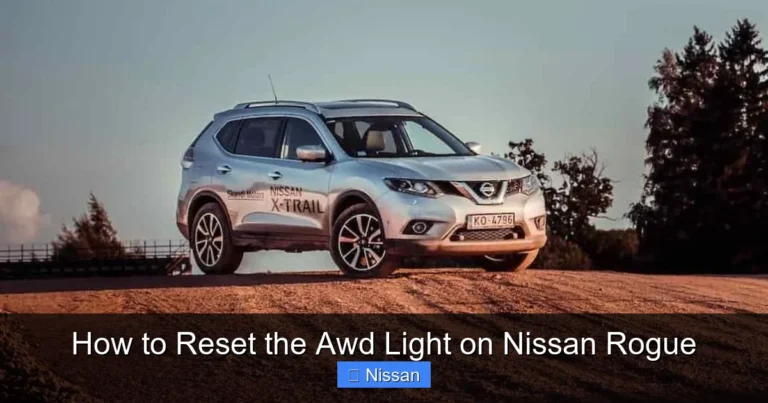 How to Reset the Awd Light on Nissan Rogue
