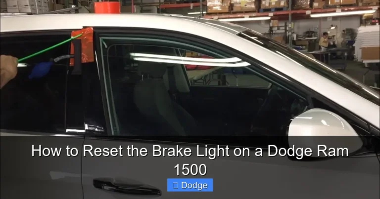 How to Reset the Brake Light on a Dodge Ram 1500