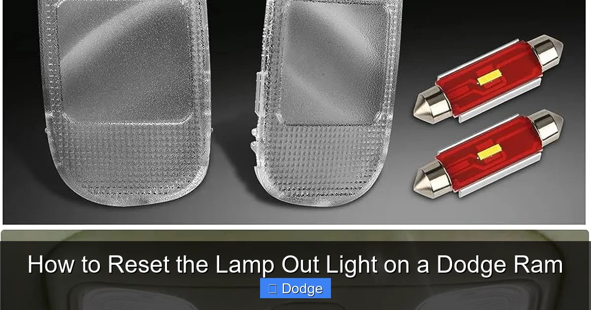How to Reset the Lamp Out Light on a Dodge Ram