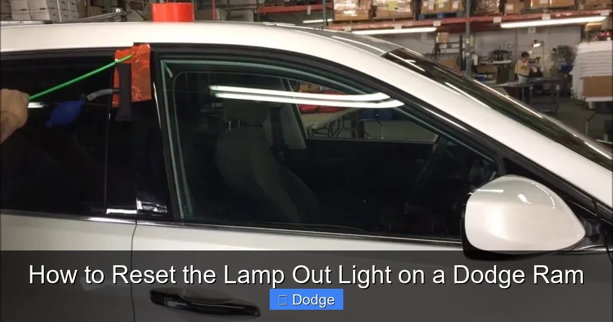 How to Reset the Lamp Out Light on a Dodge Ram