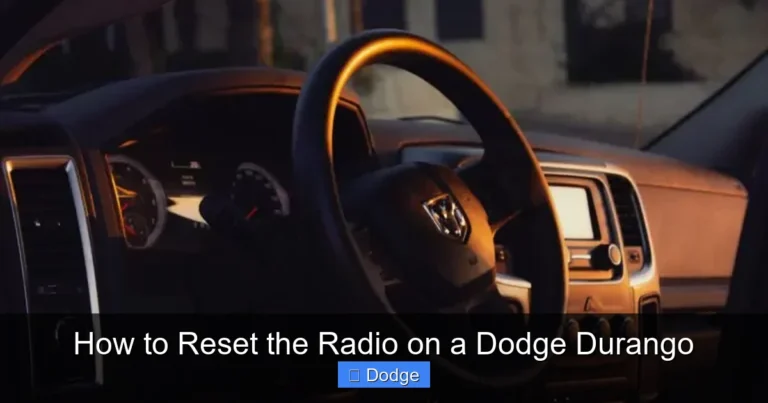 How to Reset the Radio on a Dodge Durango