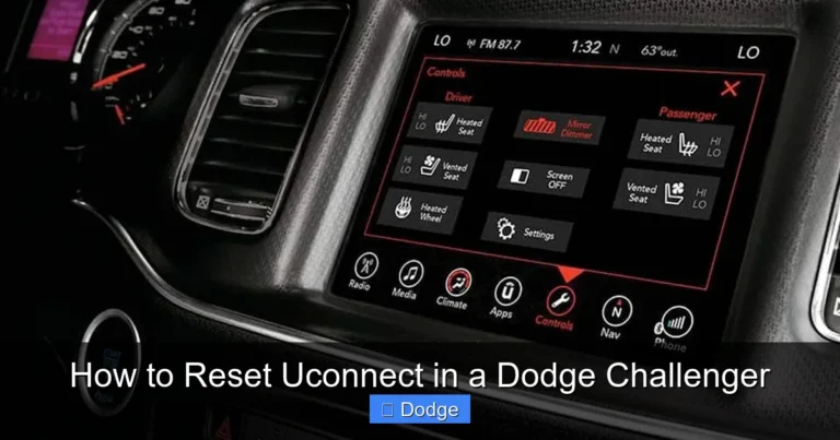 How to Reset Uconnect in a Dodge Challenger