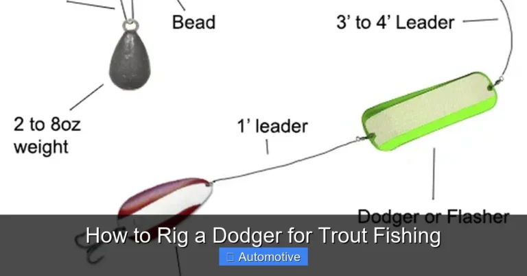 How to Rig a Dodger for Trout Fishing