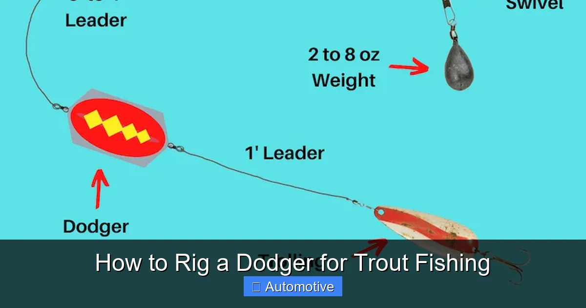 How to Rig a Dodger for Trout Fishing