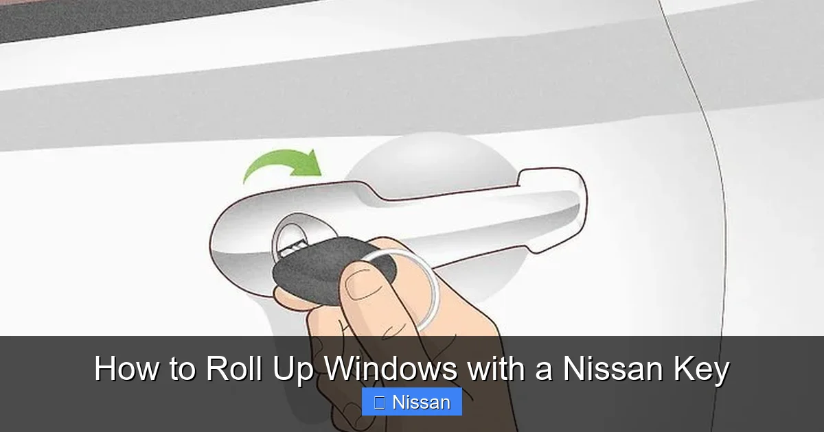 How To Roll Up Windows With Key Fob