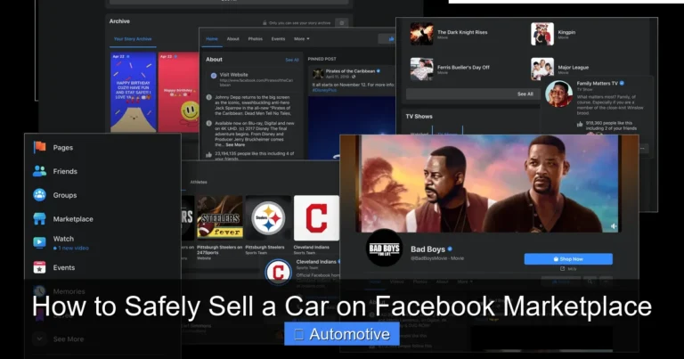 How to Safely Sell a Car on Facebook Marketplace
