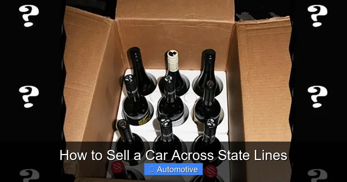 How to Sell a Car Across State Lines