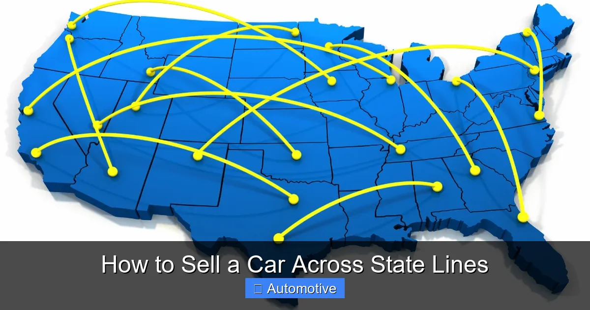 How to Sell a Car Across State Lines