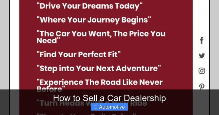 How to Sell a Car Dealership