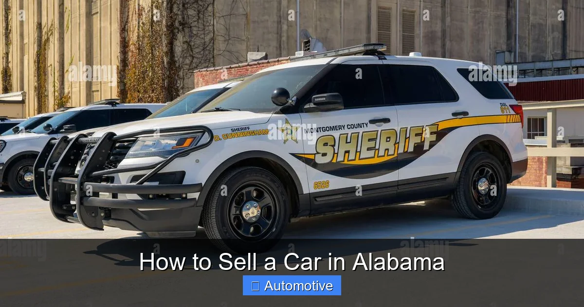 How to Sell a Car in Alabama