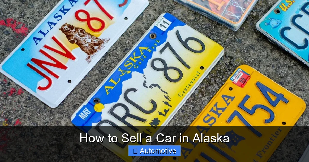 How to Sell a Car in Alaska