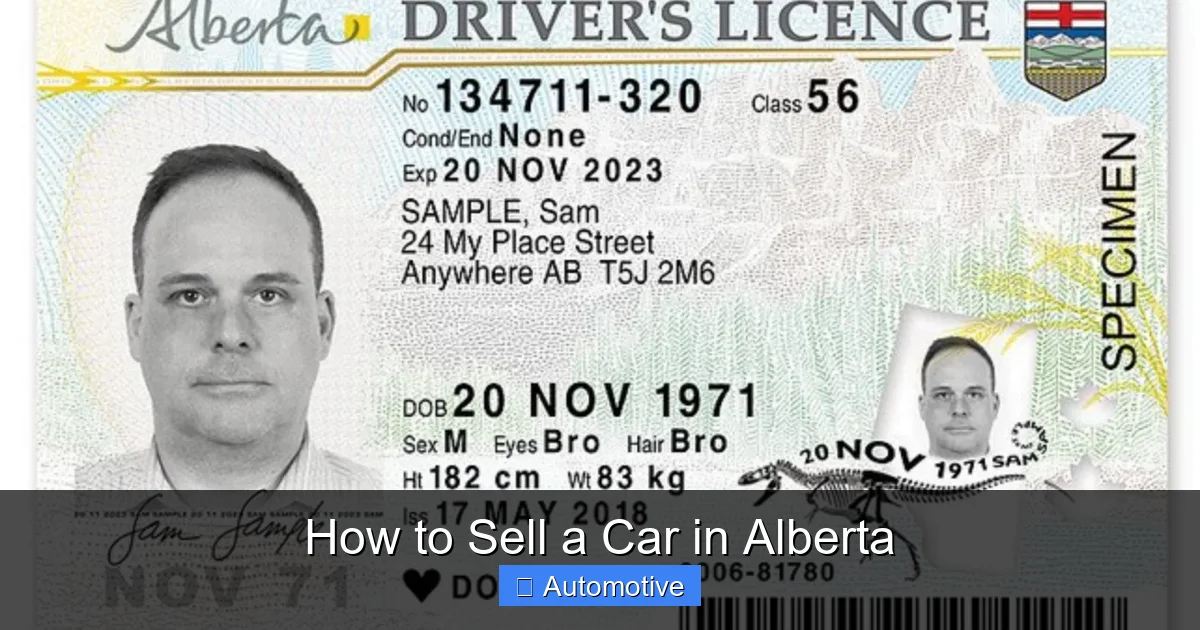 How to Sell a Car in Alberta