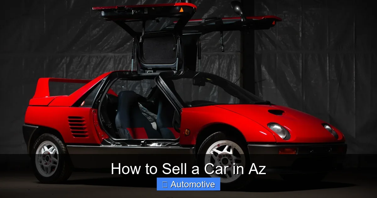 How to Sell a Car in Az