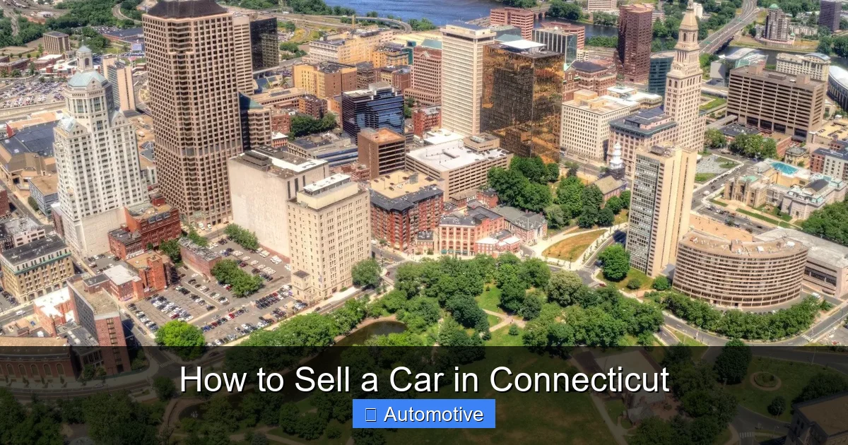 How to Sell a Car in Connecticut