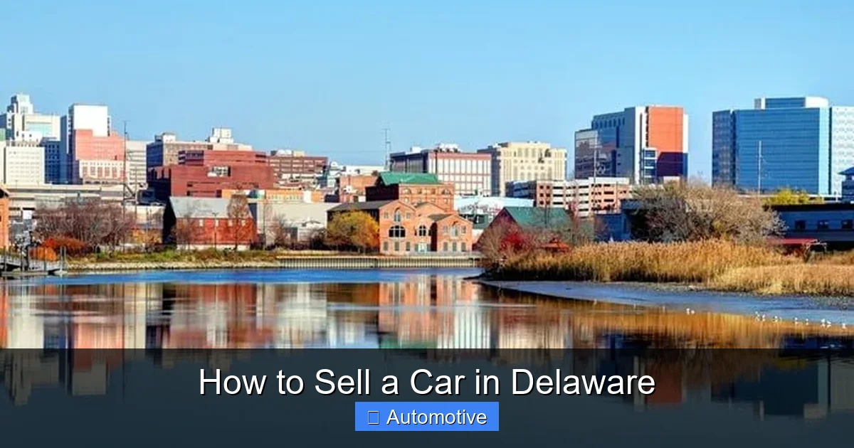 How to Sell a Car in Delaware