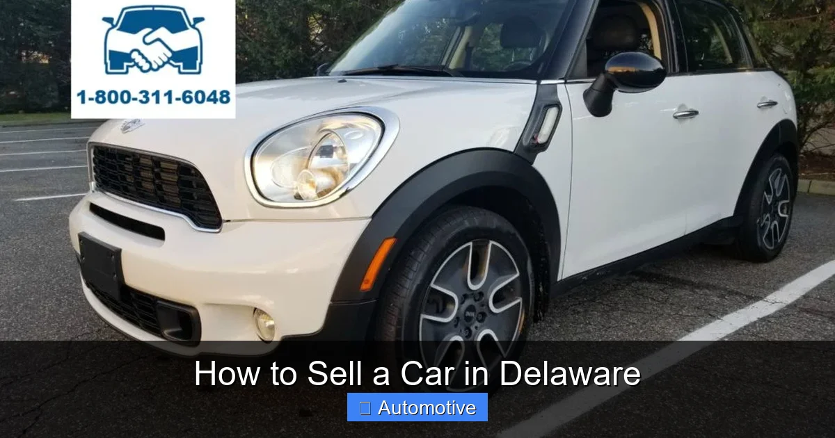 How to Sell a Car in Delaware