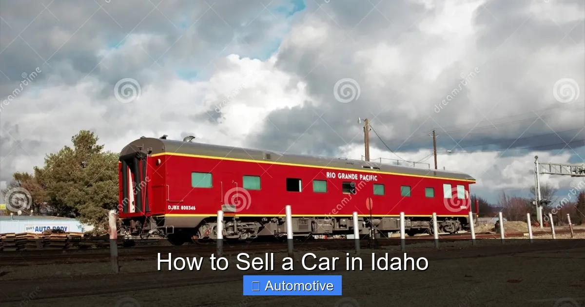 How to Sell a Car in Idaho